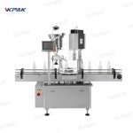 Дүүргэх шугамд зориулсан автомат эргэдэг хуванцар савыг таглах машин