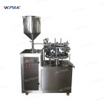 Эвхэгддэг хөнгөн цагаан металл хоолой дүүргэх битүүмжлэх машин Хагас автомат