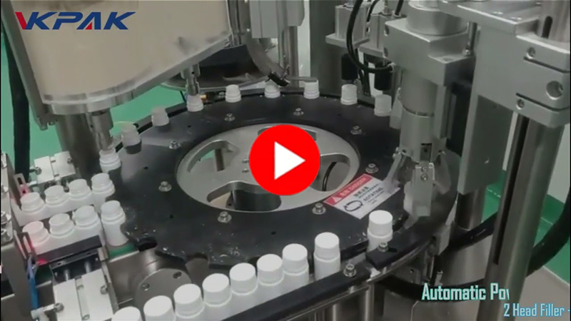 Моноблок нунтаг лонх дүүргэх, таглах машин