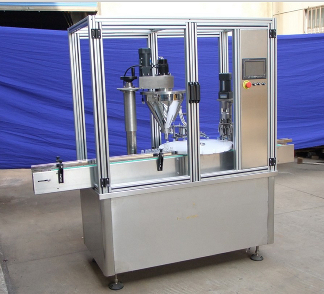 rotary filler capper equipments нунтаг дүүргэгч таглах төхөөрөмж.jpg