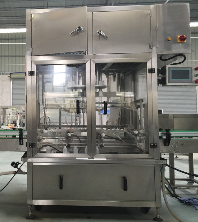Linear filling machine with 4 filling heads Шугаман дүүргэгч машин.jpg