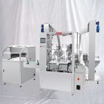 Шингэн жижиг лонх дүүргэх таглах, задлагчтай шошголох машин