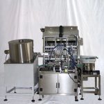 Моноблок үс арчилгааны тос жижиг лонх дүүргэж, таглах машин