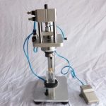 Хагас автомат пневматик ширээний сүрчигний шилэн савыг шахах машин